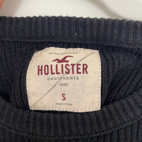 HOLLISTER‎ black cold shoulder sweater excellent condition size S - Picture 7 of 7